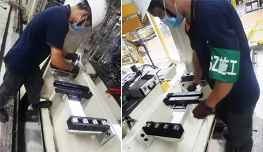 大金臺車安裝現場